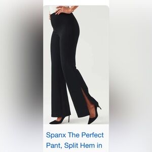 Spanx Perfect Pant - wide leg split hem